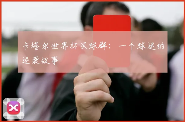 卡塔尔世界杯买球群:一个球迷的逆袭故事